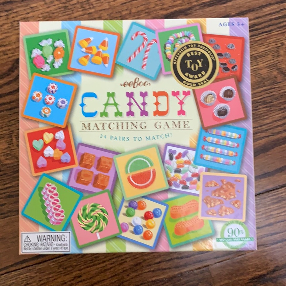 Eeboo candy memory game